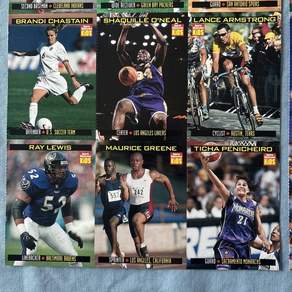 1992 Sports Illustrated for Kids 2‎ uncut SI sheets Mia Hamm , Jerry Rice, Lewis - Picture 5 of 7